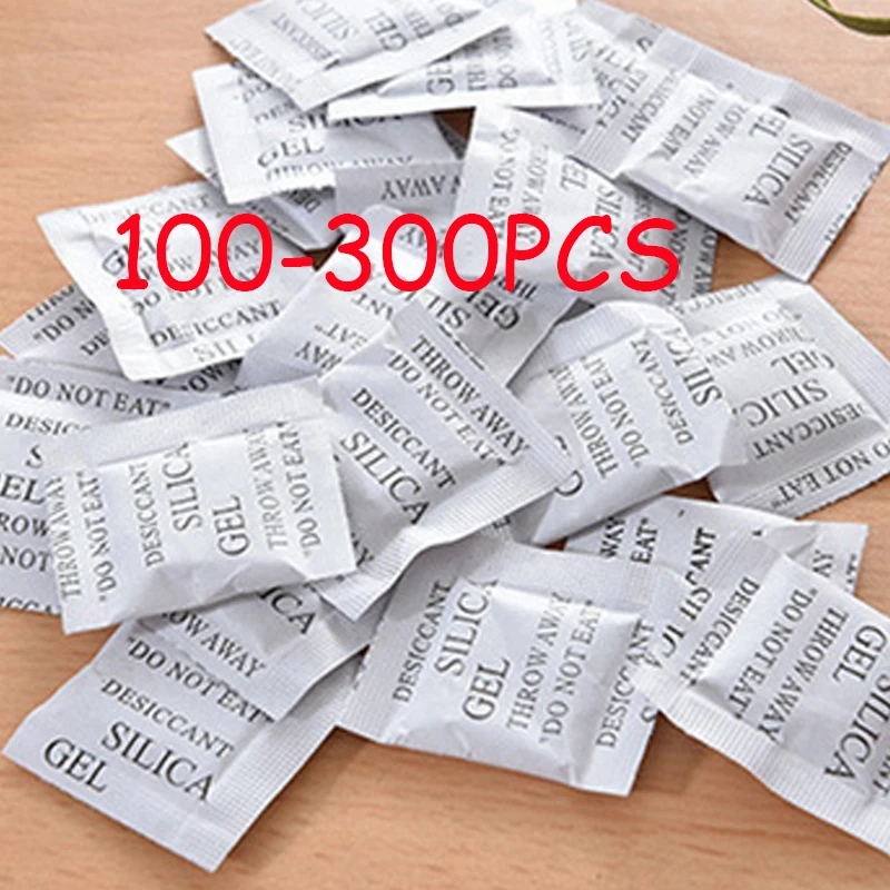 Food Storage Non Toxic - 100-300PCS แพ็คปลอดสารพิษซิลิกาเจลสารดูดความชื้นชื้นความชื้นเครื่องลดความชื้นสําหรับห้องเสื้อผ้าเก็บอาหารเครื่องมือห้องครัว