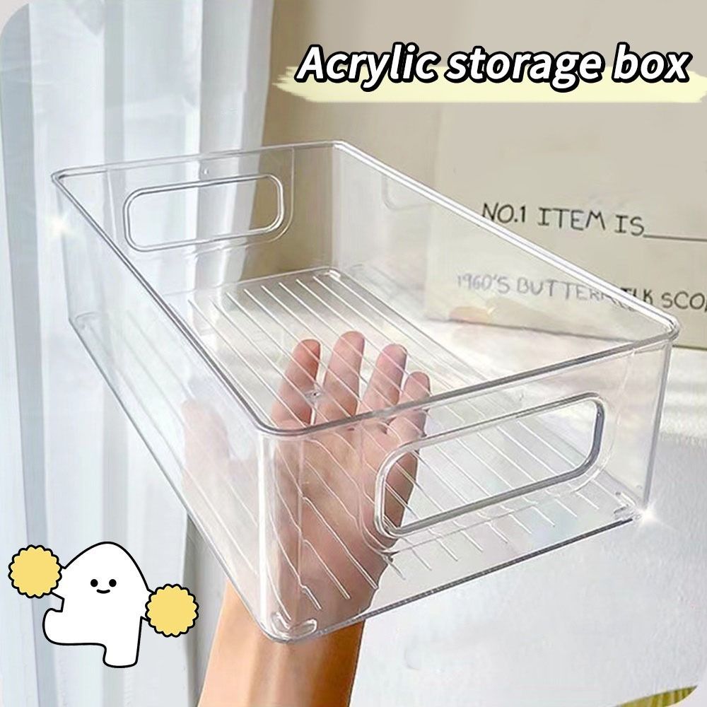 Food Storage Drawers - ลิ้นชักจัดระเบียบถังขยะใสแบบวางซ้อนกันได้หนังสือ makanan toples ผลไม้เครื่องสำอางเครื่องประดับกล่องใส่ของแบบใสตู้เย็นภาชนะกล่องจัดเก็บ