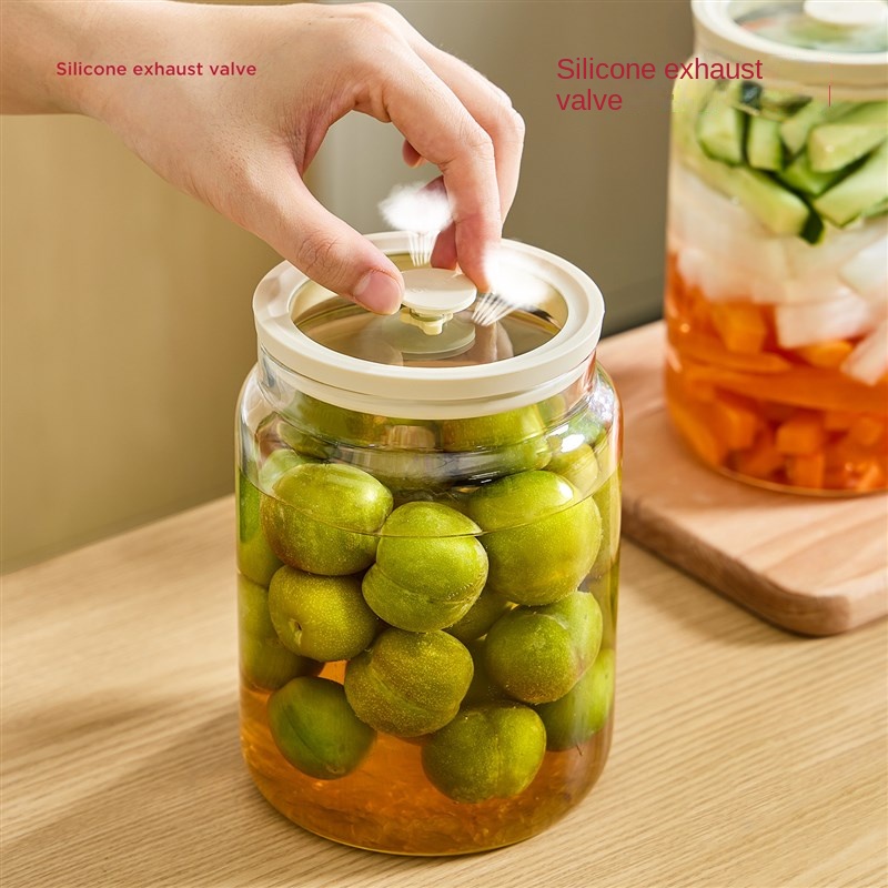 Food Storage Lidl - ภาชนะแก้วฝาปิดสำหรับใส่อาหาร กระปุกสุญญากาศสำหรับเก็บของในครัว ขวดสำหรับใส่สลัด ชา เมล็ดกาแฟ ผักดอง