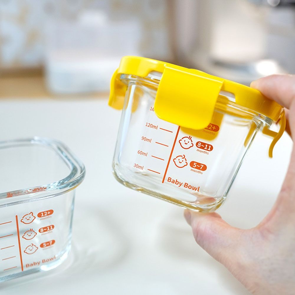 Food Storage Frozen - กล่องเก็บอาหารใหม่ 170 มล. ใช้กับไมโครเวฟได้ ปลอดภัยสำหรับอาหารเด็ก แก้วใส่อาหารเด็ก