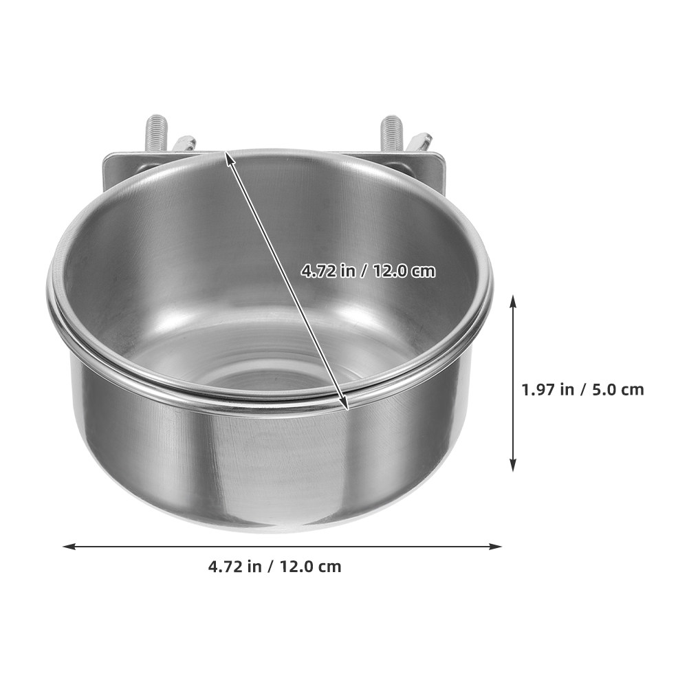 ชามอาหารนกแก้วสแตนเลสแบบทนทานพ - Food Storage Non Toxic บทวิจารณ์และราคา