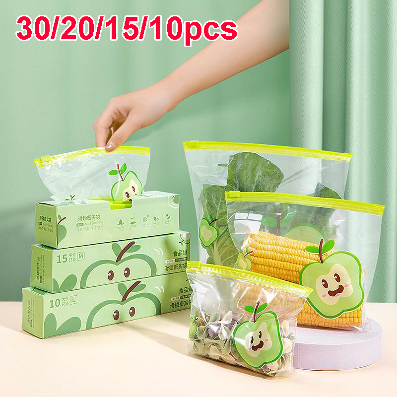 ถุงซิปล็อคแบบใช้ซ้ำได้ เกรดอาห - Food Storage With Lock บทวิจารณ์และราคา