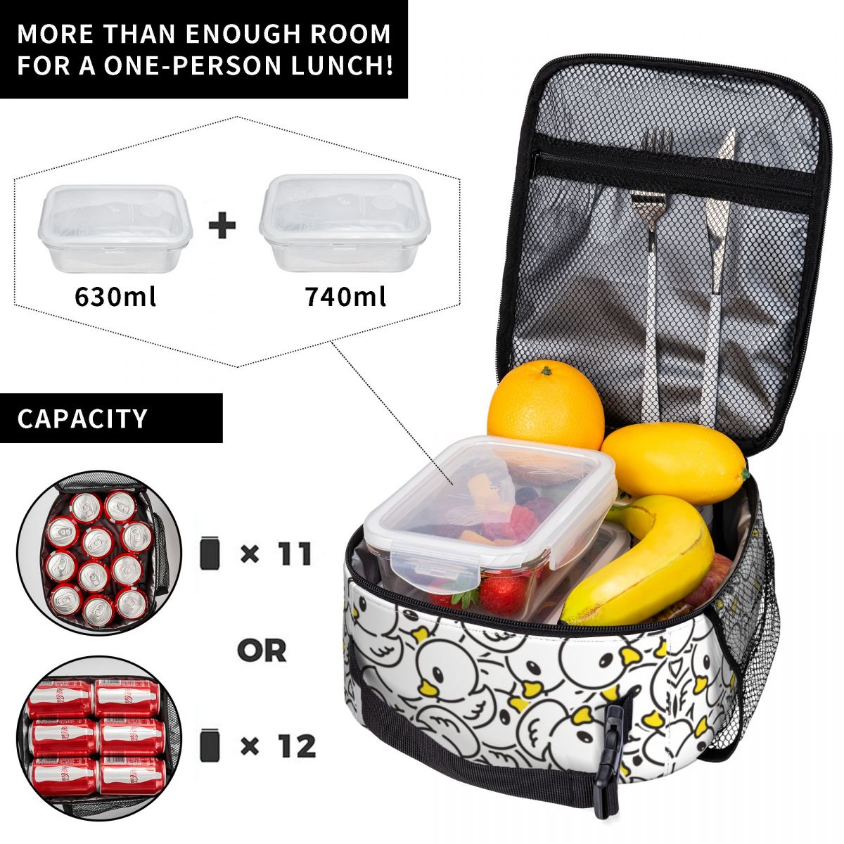 กระเป๋าใส่อาหารกลางวันลายเป็ดย - Food Storage Yellow บทวิจารณ์และราคา