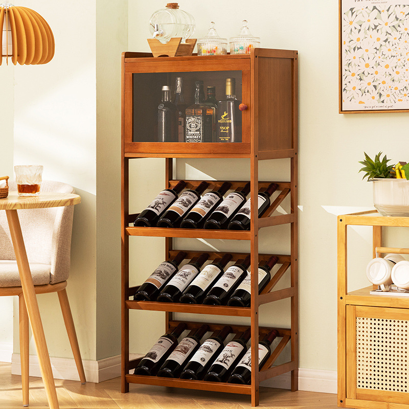 ไม้ไผ่ชั้นวางไวน์ 3/4 ชั้นอิสร - Food Storage Shelving บทวิจารณ์และราคา