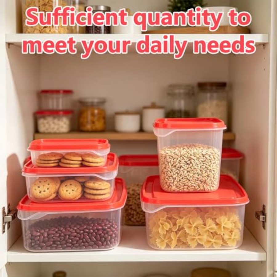 ชุดภาชนะเก็บอาหารพลาสติก 17 ชิ - Food Storage Acrylic Containers บทวิจารณ์และราคา