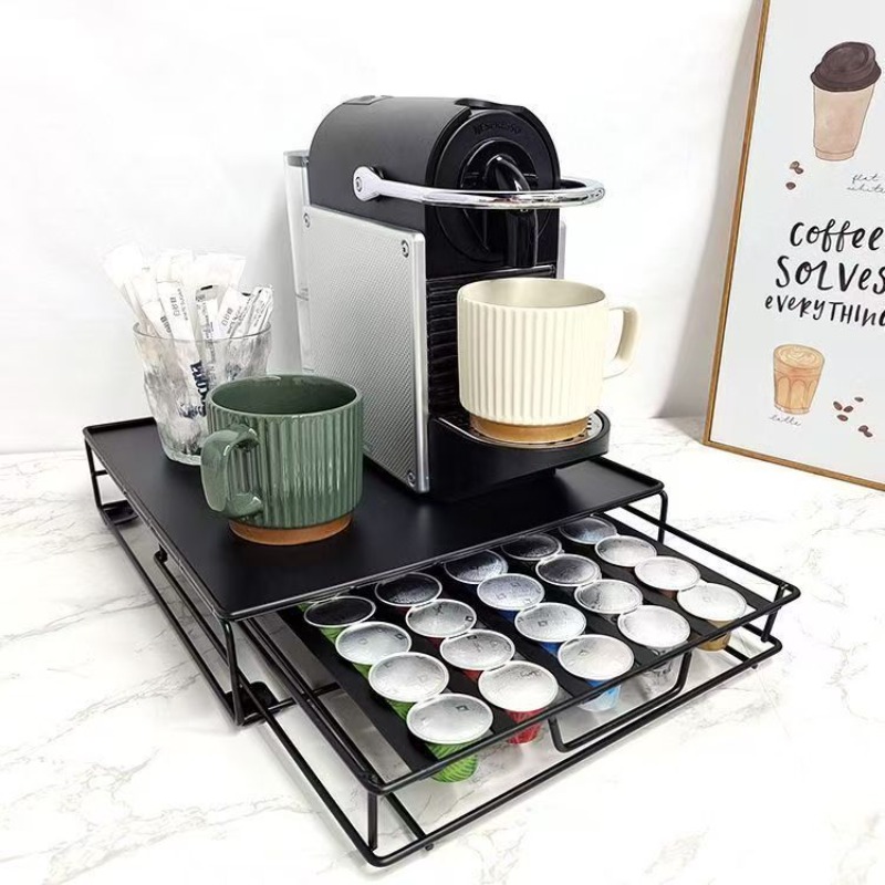 40 เม็ดแคปซูลกาแฟชั้นเก็บลิ้นช - Food Storage Drawers บทวิจารณ์และราคา