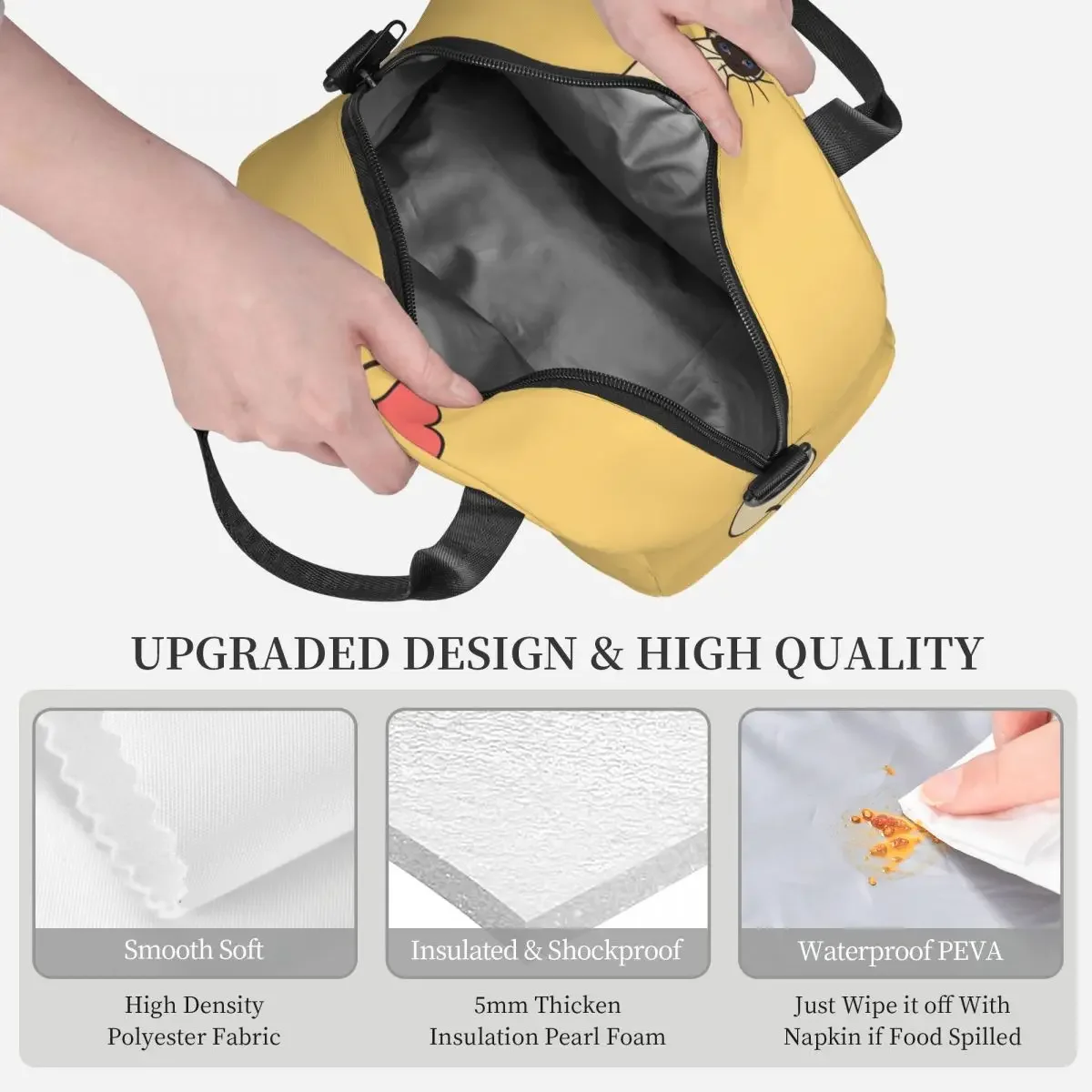 กระเป๋าใส่อาหารกลางวันแบบหุ้มฉ - Food Storage Yellow บทวิจารณ์และราคา