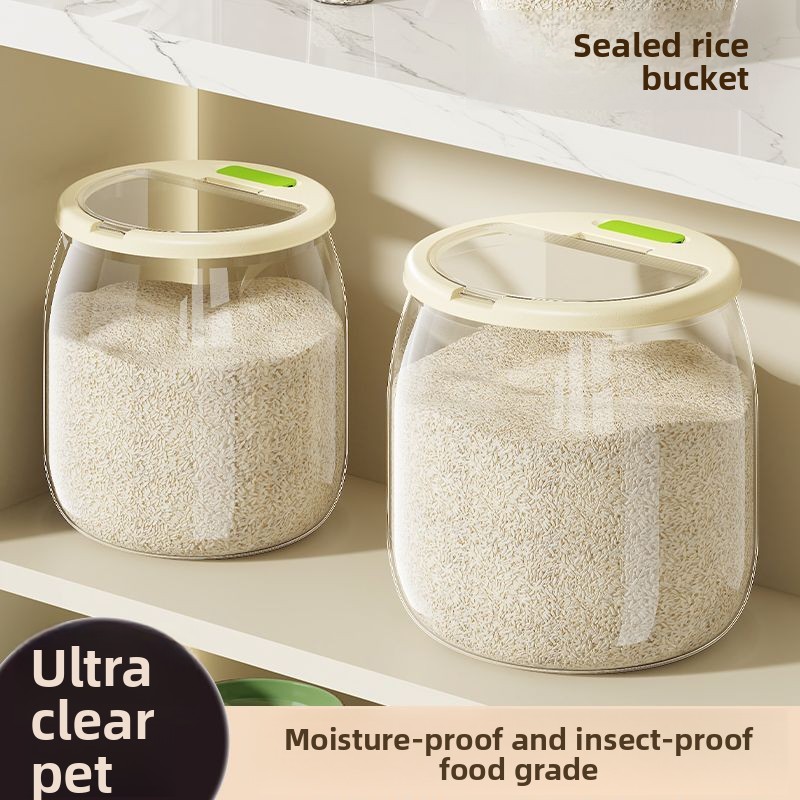 ถังข้าวสารในครัวเรือน ปิดผนึกแ - Food Storage Acrylic Containers บทวิจารณ์และราคา