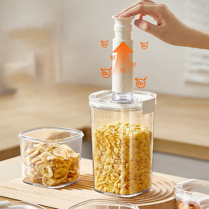 ถังปิดผนึกสูญญากาศเมล็ดกาแฟขวด - Food Storage Acrylic Containers บทวิจารณ์และราคา