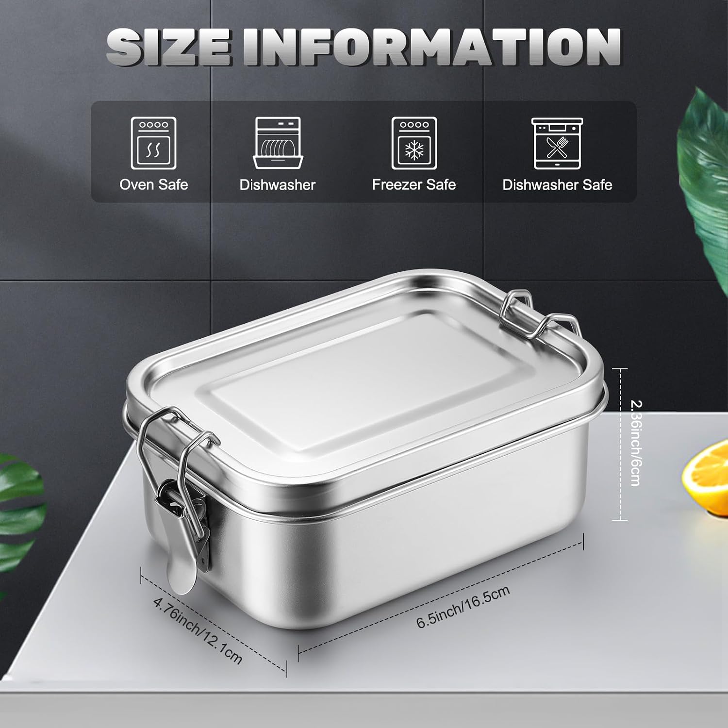 ภาชนะเก็บอาหารสแตนเลสพร้อมฝาปิ - Food Storage Underground บทวิจารณ์และราคา