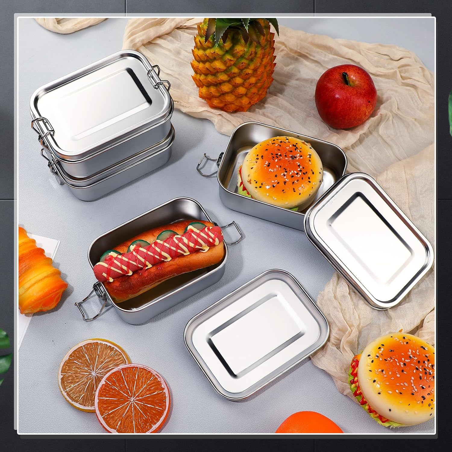 ภาชนะเก็บอาหารสแตนเลสพร้อมฝาปิ - Food Storage Underground บทวิจารณ์และราคา