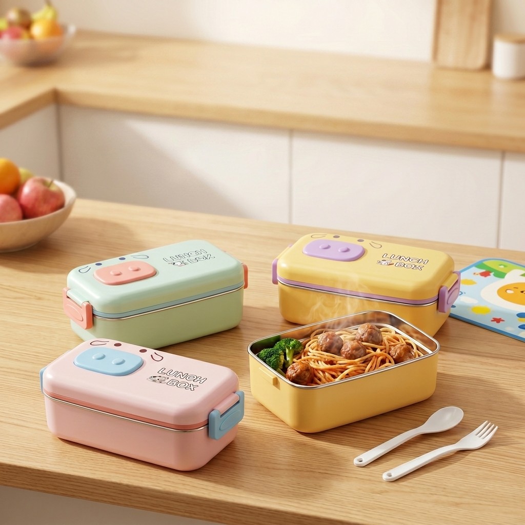 กล่องเบนโตะสแตนเลส 304 ป้องกัน - Food Storage Underground บทวิจารณ์และราคา