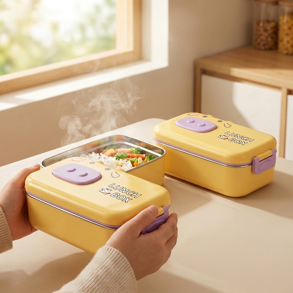 กล่องเบนโตะสแตนเลส 304 ป้องกัน - Food Storage Underground บทวิจารณ์และราคา
