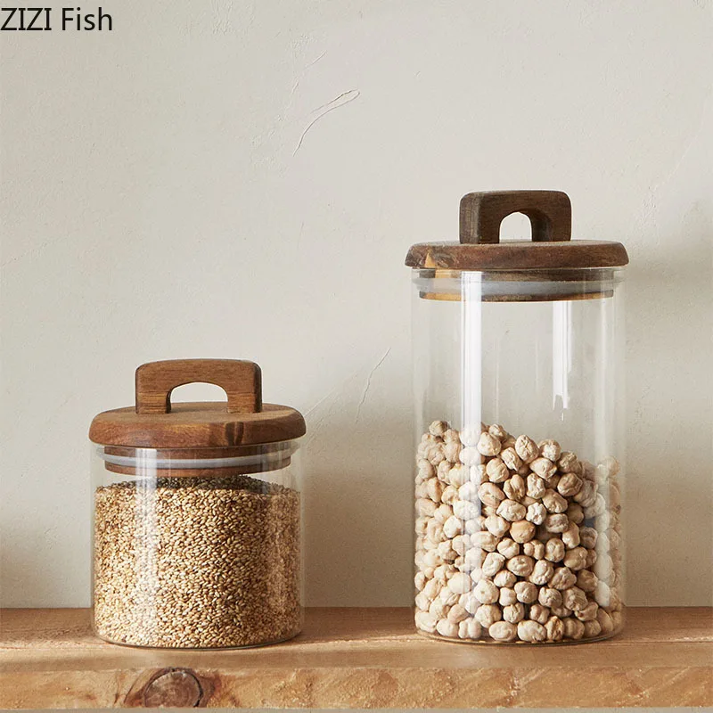 โหลแก้วฝาไม้ ดีไซน์ทันสมัย สำห - Food Storage Lidl บทวิจารณ์และราคา