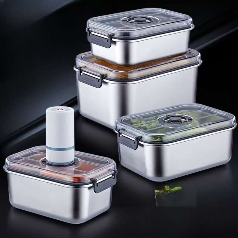 กล่องถนอมอาหารสุญญากาศสแตนเลส  - Food Storage Underground บทวิจารณ์และราคา