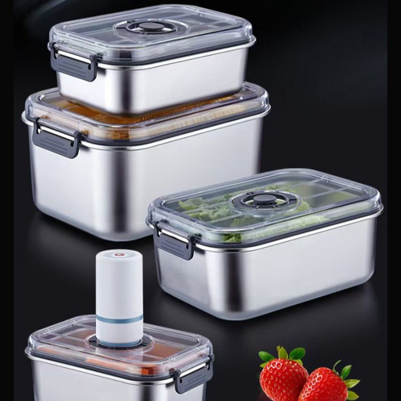 กล่องถนอมอาหารสุญญากาศสแตนเลส  - Food Storage Underground บทวิจารณ์และราคา