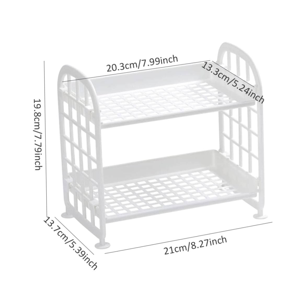 ชั้นวางพลาสติกมัลติฟังก์ชั่น 2 - Food Storage Shelving บทวิจารณ์และราคา