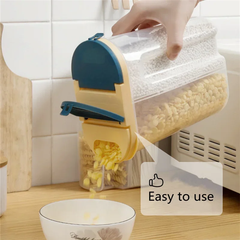 M/L Double Grid ธัญพืช Jar ภาช - Food Storage Lidl บทวิจารณ์และราคา