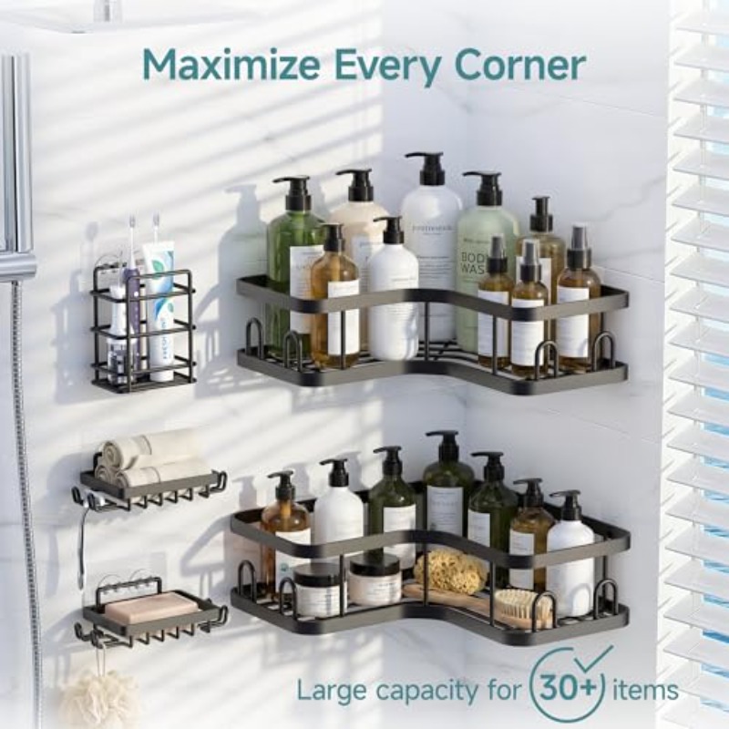 1 ชิ้น/3 ชิ้น/5 ชิ้น ชั้นวางขอ - Food Storage Shelving บทวิจารณ์และราคา