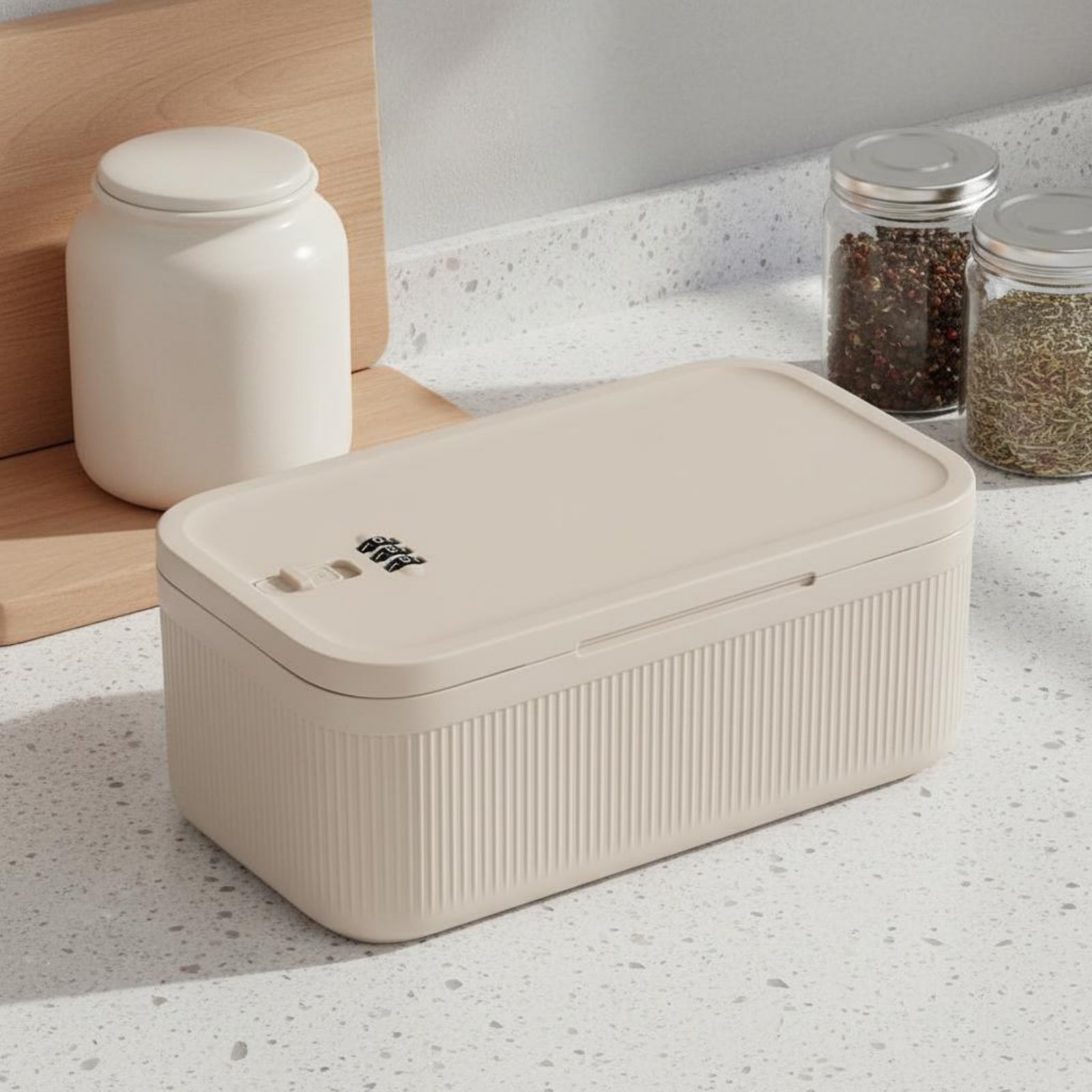 กล่องล็อคแบบผสมผสาน กล่องเก็บข - Food Storage With Lock บทวิจารณ์และราคา