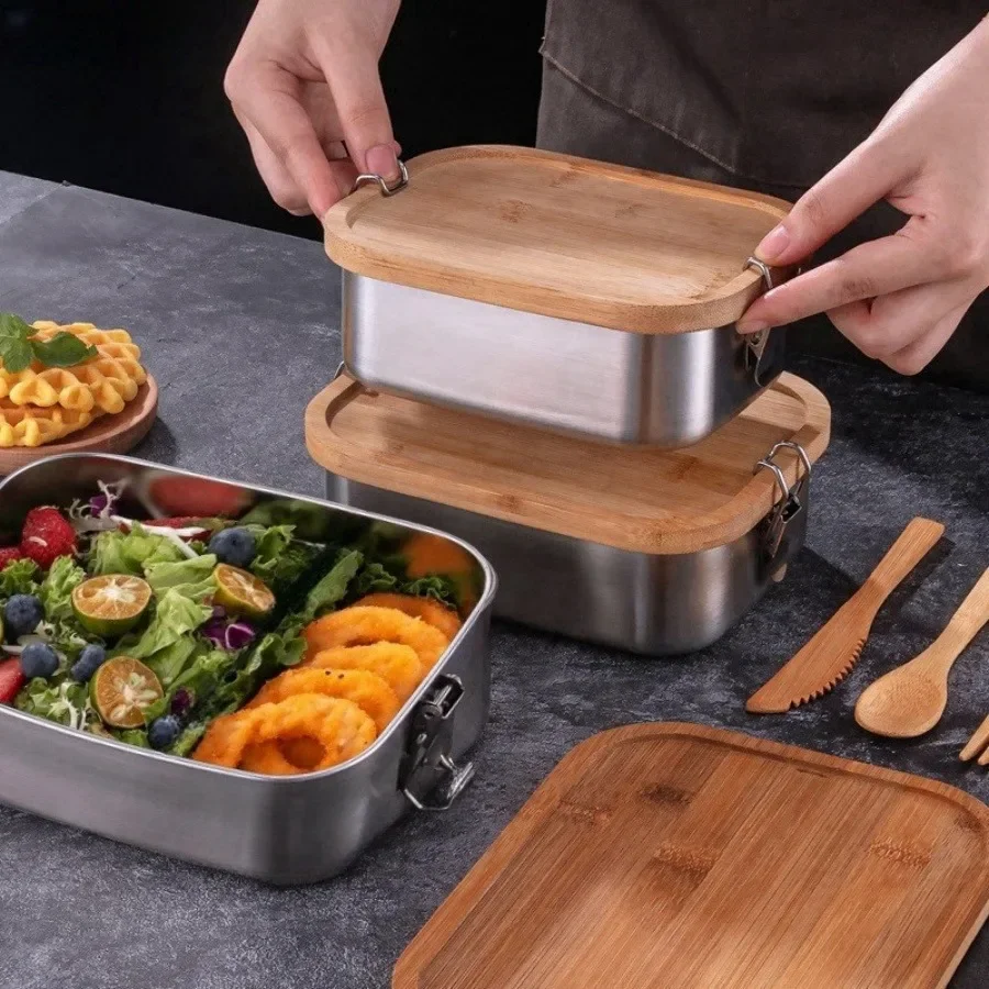กล่องอาหารกลางวันสแตนเลส 304 ใ - Food Storage Underground บทวิจารณ์และราคา