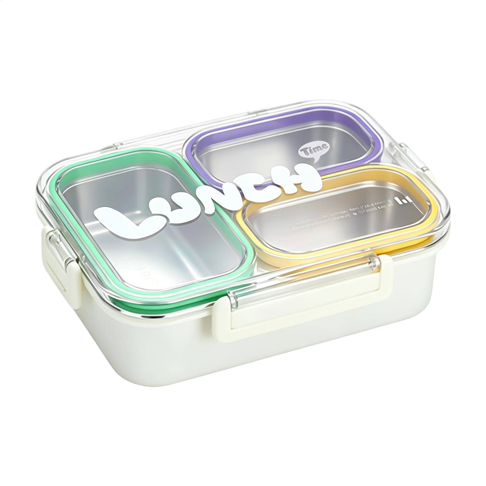 กล่องอาหารกลางวันสแตนเลสแบบแบ่ - Food Storage Underground บทวิจารณ์และราคา