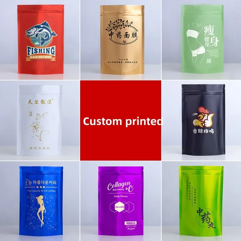 100 ชิ้น Custom Matt สําเร็จรู - Food Storage With Lock บทวิจารณ์และราคา