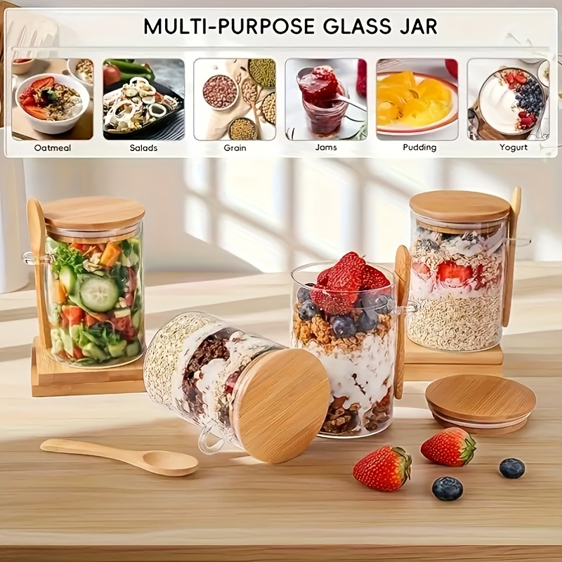 ชุดแก้วแก้วใสสำหรับใส่โอ๊ตมีล  - Food Storage Lidl บทวิจารณ์และราคา