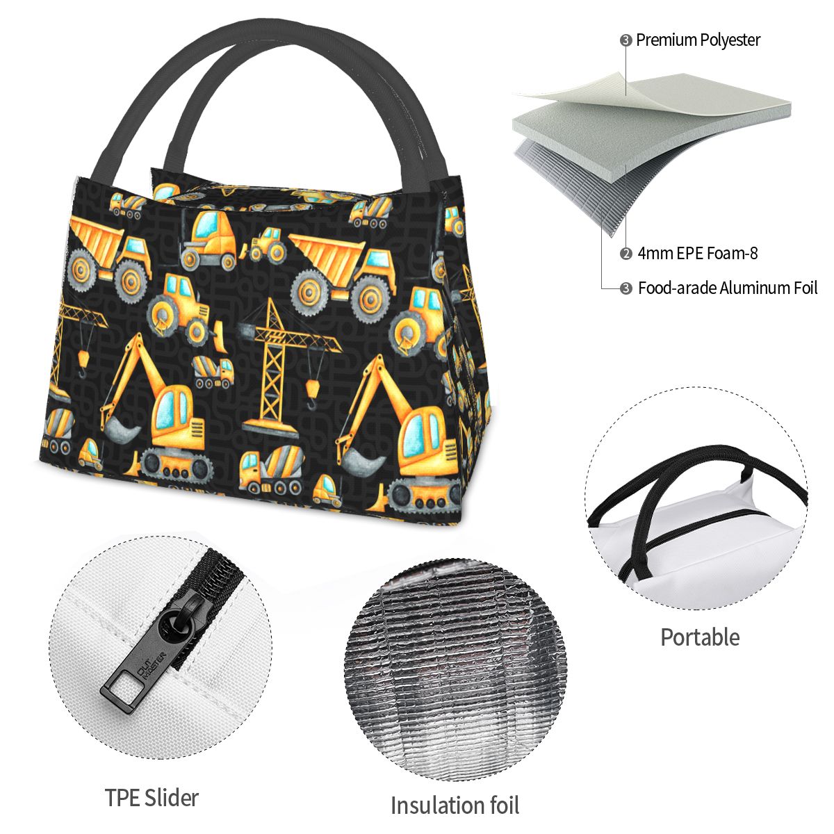 กระเป๋าใส่อาหารกลางวันแบบมีฉนว - Food Storage Yellow บทวิจารณ์และราคา