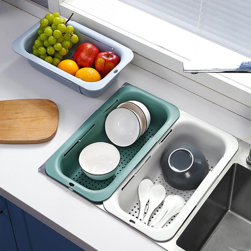 ● ตะกร้าระบายน้ำแบบยืดหดได้, ต - Food Storage Non Toxic บทวิจารณ์และราคา