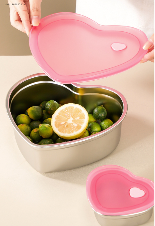 กล่องเก็บอาหารรูปหัวใจพร้อมฝาซ - Food Storage Underground บทวิจารณ์และราคา