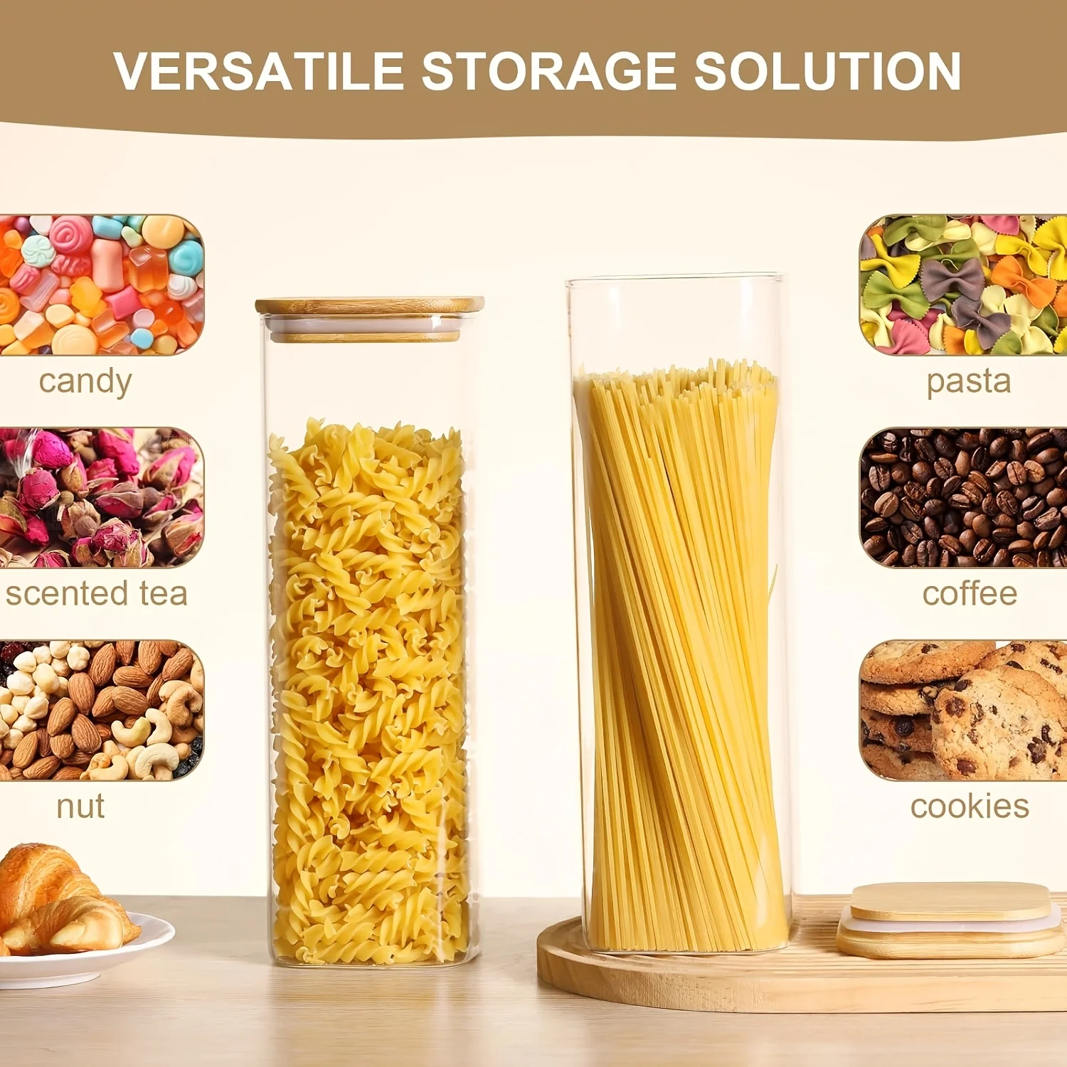 กระปุกแก้วเก็บอาหารทรงสี่เหลี่ - Food Storage Acrylic Containers บทวิจารณ์และราคา
