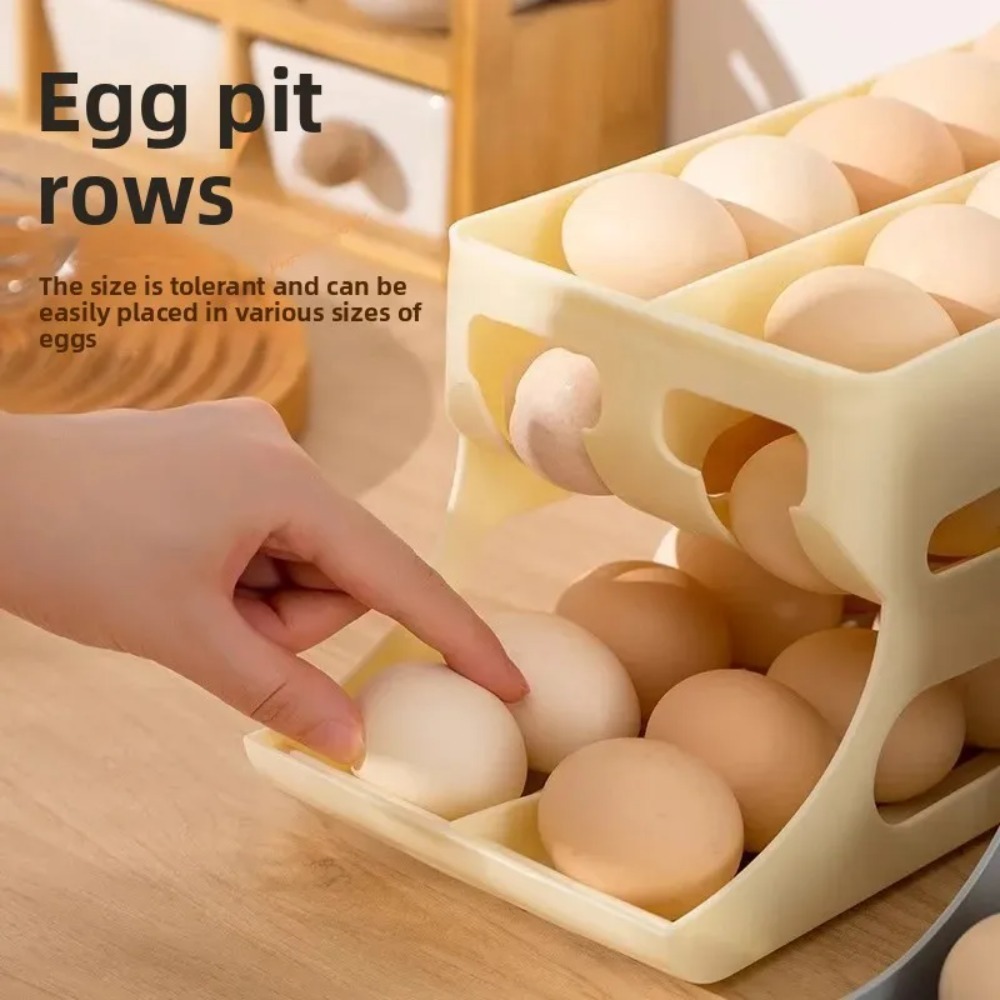 ที่เก็บไข่ 3 ชั้น สีเหลือง จุไ - Food Storage Yellow บทวิจารณ์และราคา