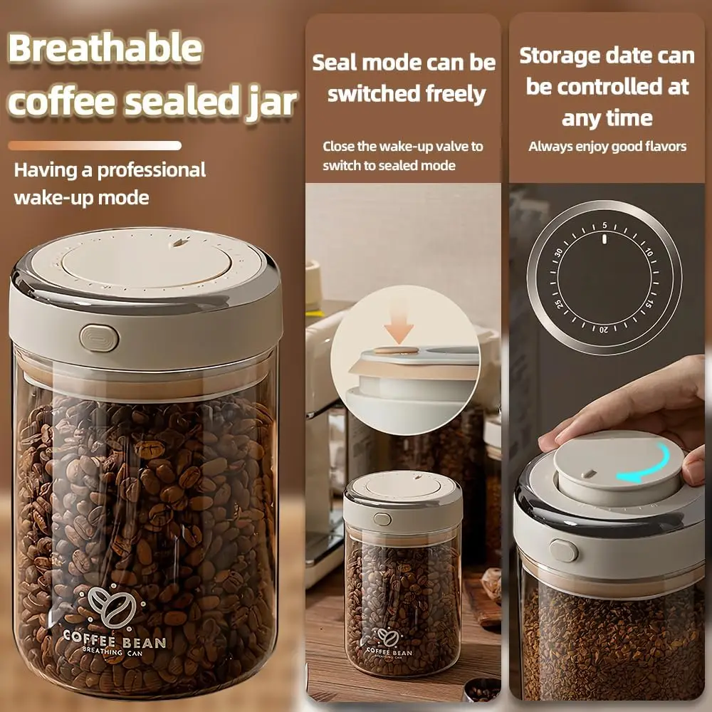 กระปุกสุญญากาศสำหรับเก็บเมล็ดก - Food Storage Acrylic Containers บทวิจารณ์และราคา