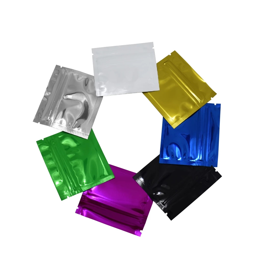 100Pcs ที่มีสีสัน Glossy อลูมิ - Food Storage With Lock บทวิจารณ์และราคา