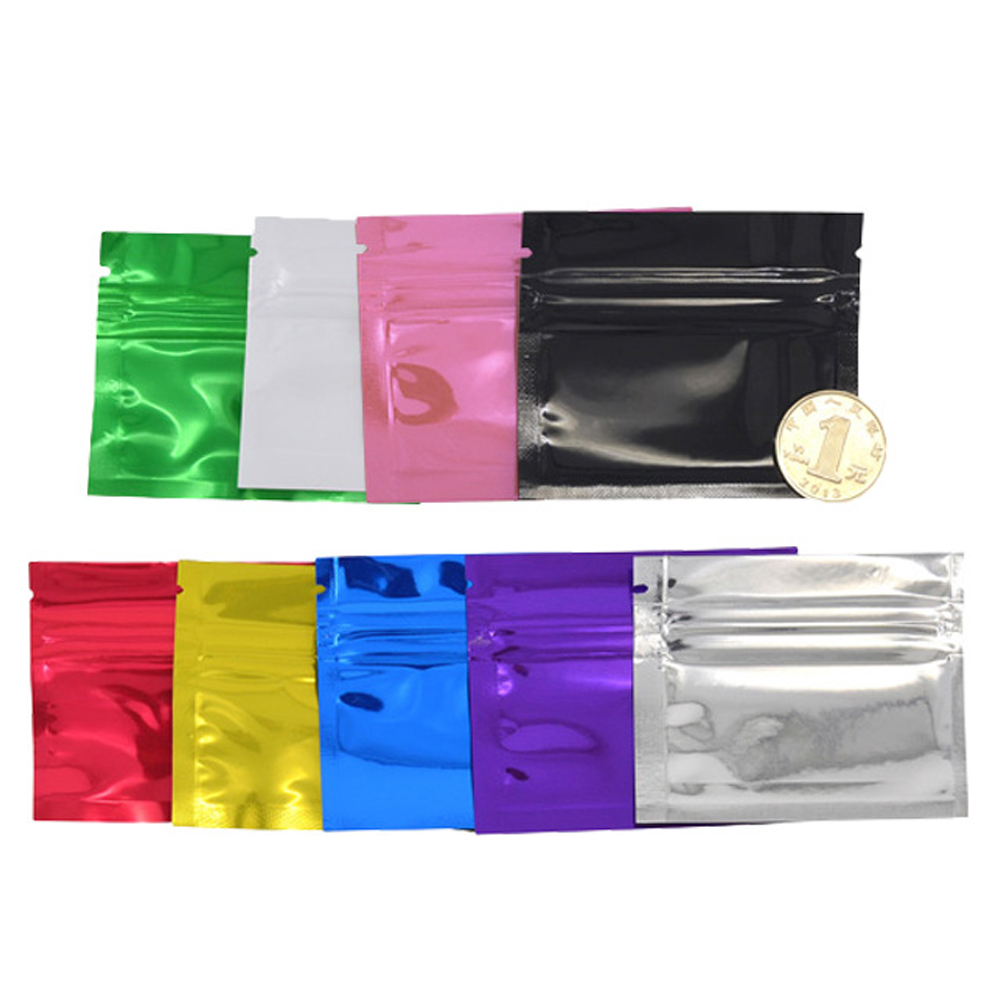 100Pcs ที่มีสีสัน Glossy อลูมิ - Food Storage With Lock บทวิจารณ์และราคา