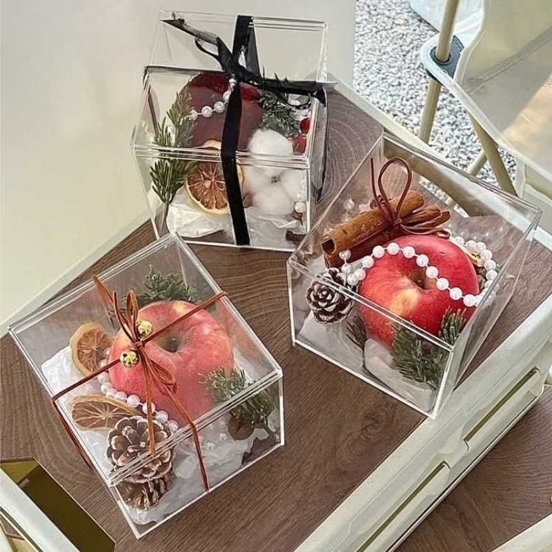 1-50 ชิ้นกล่องอะคริลิคใสพร้อมฝ - Food Storage Acrylic Containers บทวิจารณ์และราคา