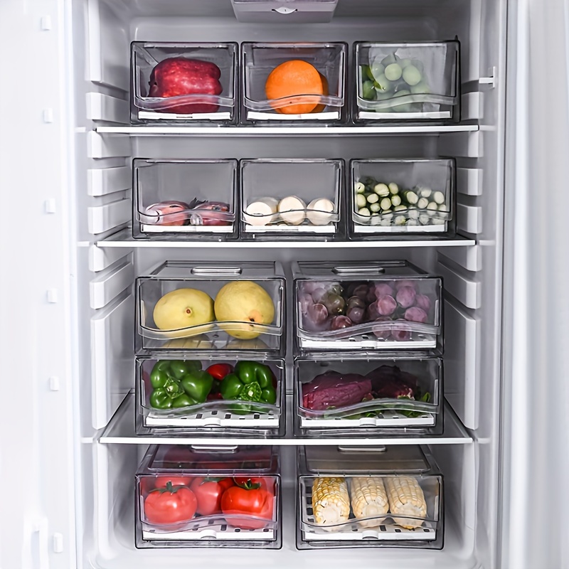 1ชิ้นกล่องที่จัดเก็บในตู้เย็นล - Food Storage Drawers บทวิจารณ์และราคา
