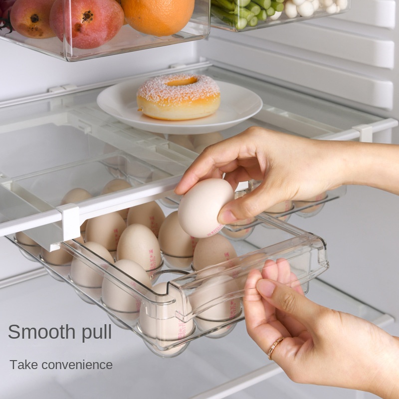 กล่องเก็บไข่ในตู้เย็น กล่องเก็ - Food Storage Drawers บทวิจารณ์และราคา