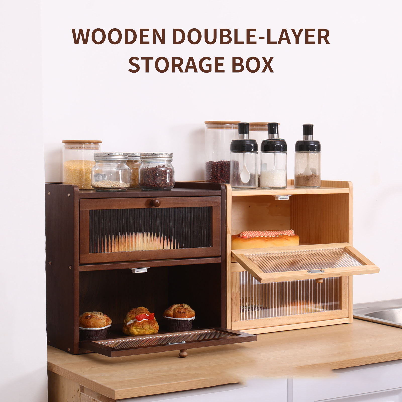 กล่องใส่ขนมปัง กล่องเก็บขนมปัง - Food Storage Acrylic Containers บทวิจารณ์และราคา