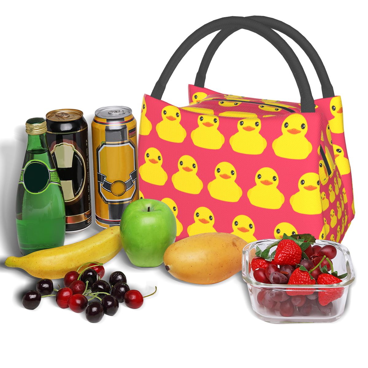 ถุงอาหารกลางวันแบบมีฉนวนลายเป็ - Food Storage Yellow บทวิจารณ์และราคา