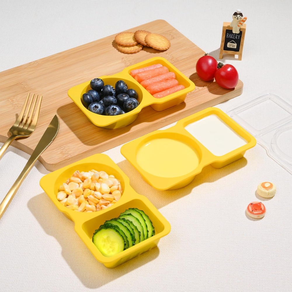 ภาชนะพลาสติกใส่อาหารแบบใช้แล้ว - Food Storage Yellow บทวิจารณ์และราคา