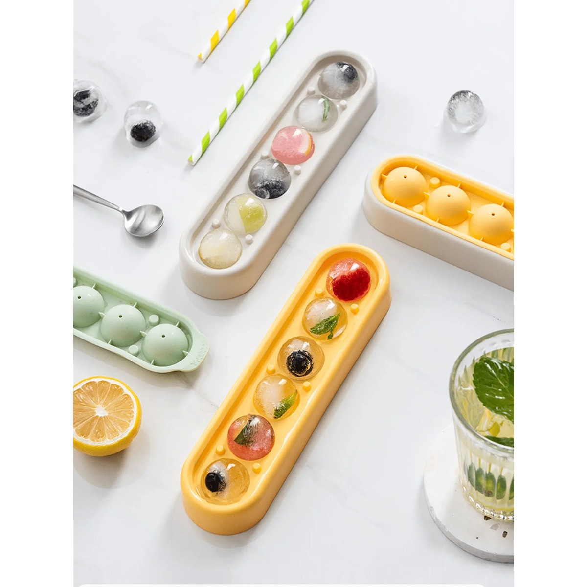 แม่พิมพ์น้ำแข็งฮอกกี้น้ำแข็งทร - Food Storage Frozen บทวิจารณ์และราคา