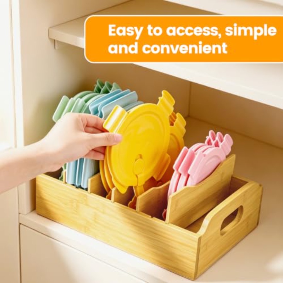ชุด 2 ชิ้น ที่เก็บฝาภาชนะอาหาร - Food Storage Acrylic Containers บทวิจารณ์และราคา
