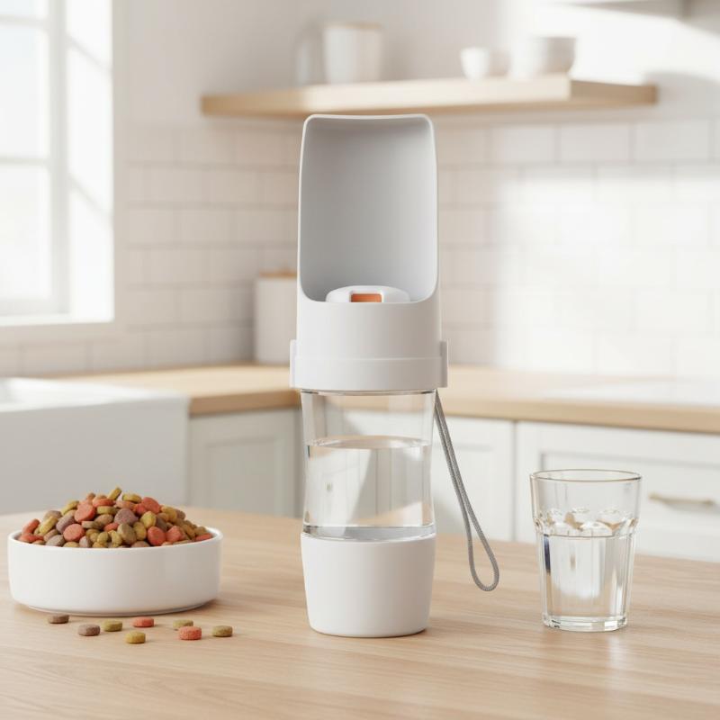 ขวดน้ำพกพาสำหรับสัตว์เลี้ยง ป้ - Food Storage Non Toxic บทวิจารณ์และราคา