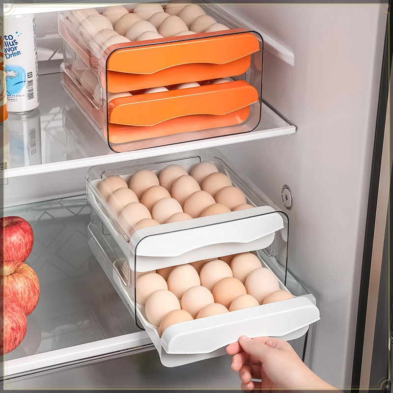 กล่องเก็บไข่แบบลิ้นชัก 32 ช่อง - Food Storage Drawers บทวิจารณ์และราคา