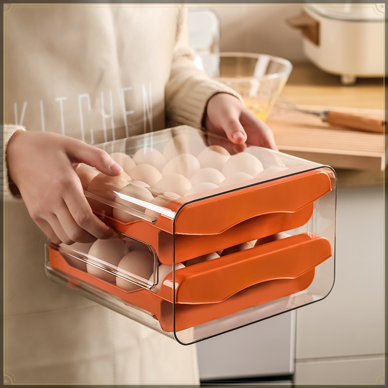 กล่องเก็บไข่แบบลิ้นชัก 32 ช่อง - Food Storage Drawers บทวิจารณ์และราคา