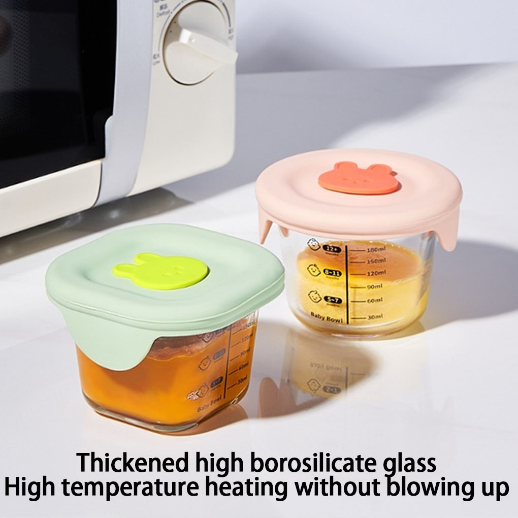 4 แพ็ค/ล็อต ขวดแก้วใส่อาหารเด็ - Food Storage Non Toxic บทวิจารณ์และราคา