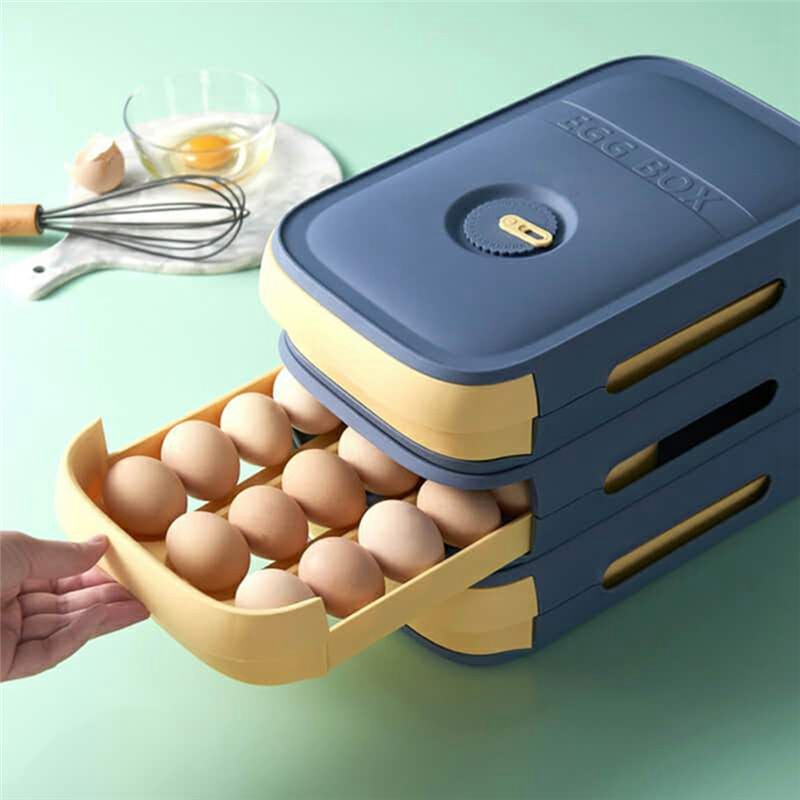 AEE6-กล่องเก็บไข่แบบลิ้นชักสำห - Food Storage Drawers บทวิจารณ์และราคา