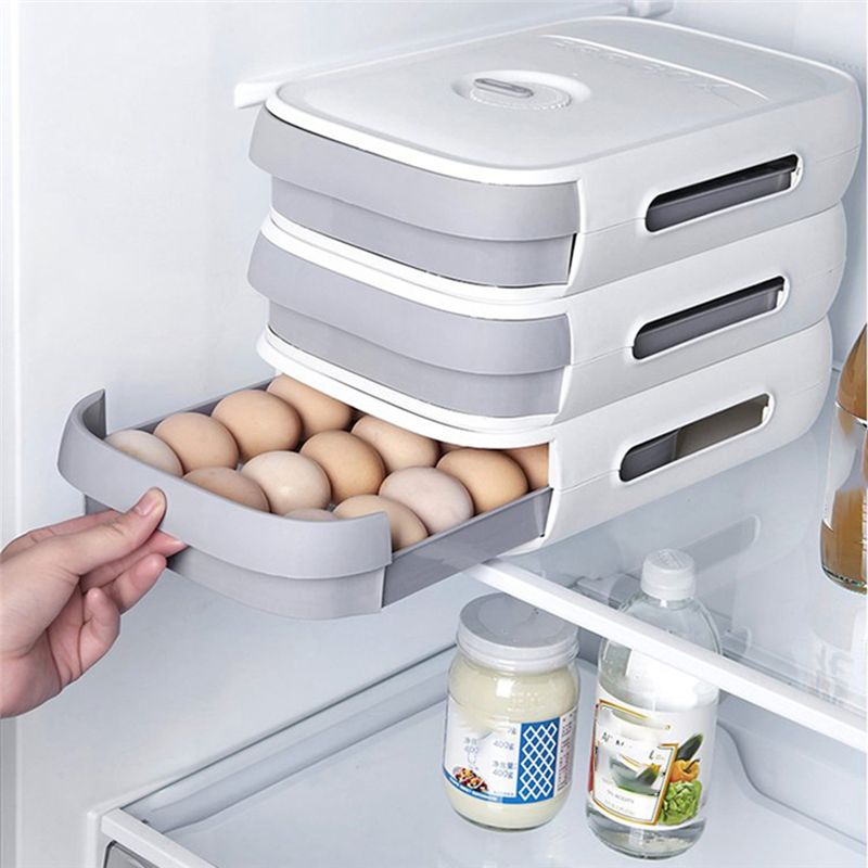 AEE6-กล่องเก็บไข่แบบลิ้นชักสำห - Food Storage Drawers บทวิจารณ์และราคา